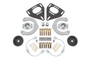 Chevrolet Camaro Caster Camber Plates - Front - BMR Suspension - WAK361 - Black Hammertone - `16-`23